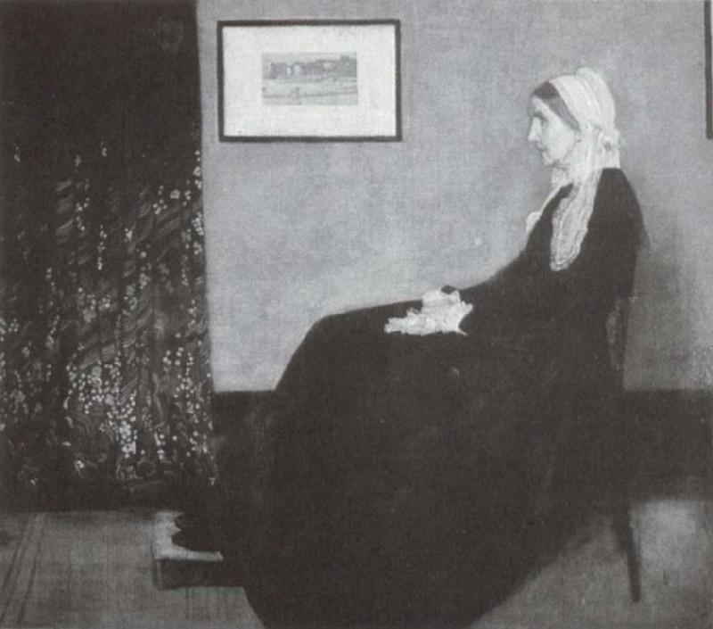 James Mcneill Whistler Arrangement in Grau  und Schwarz France oil painting art